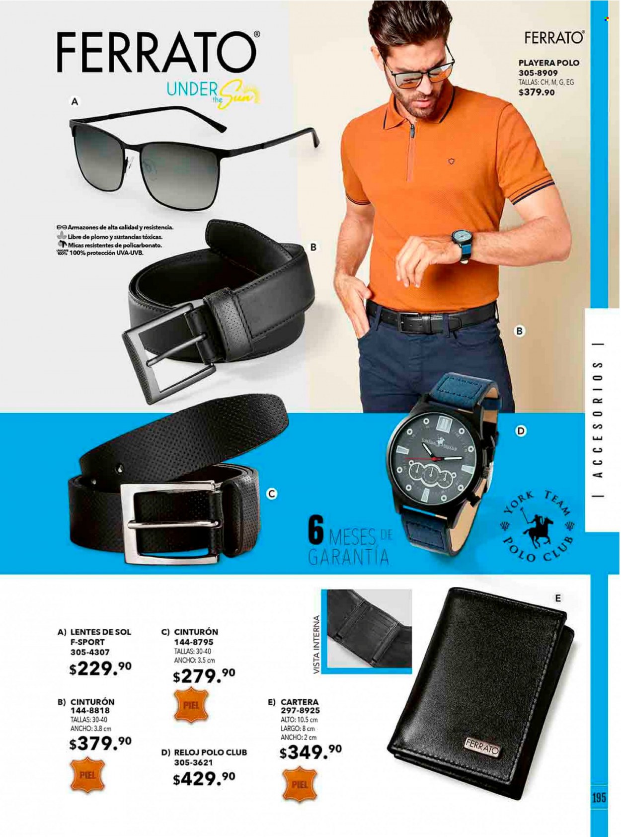 thumbnail - Folleto actual Andrea - Ventas - cinturón, reloj, lentes de sol, cartera. Página 71.