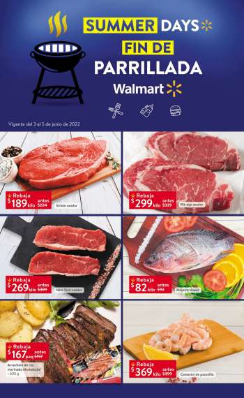 Folleto actual Walmart - 3.6.2022 - 5.6.2022.