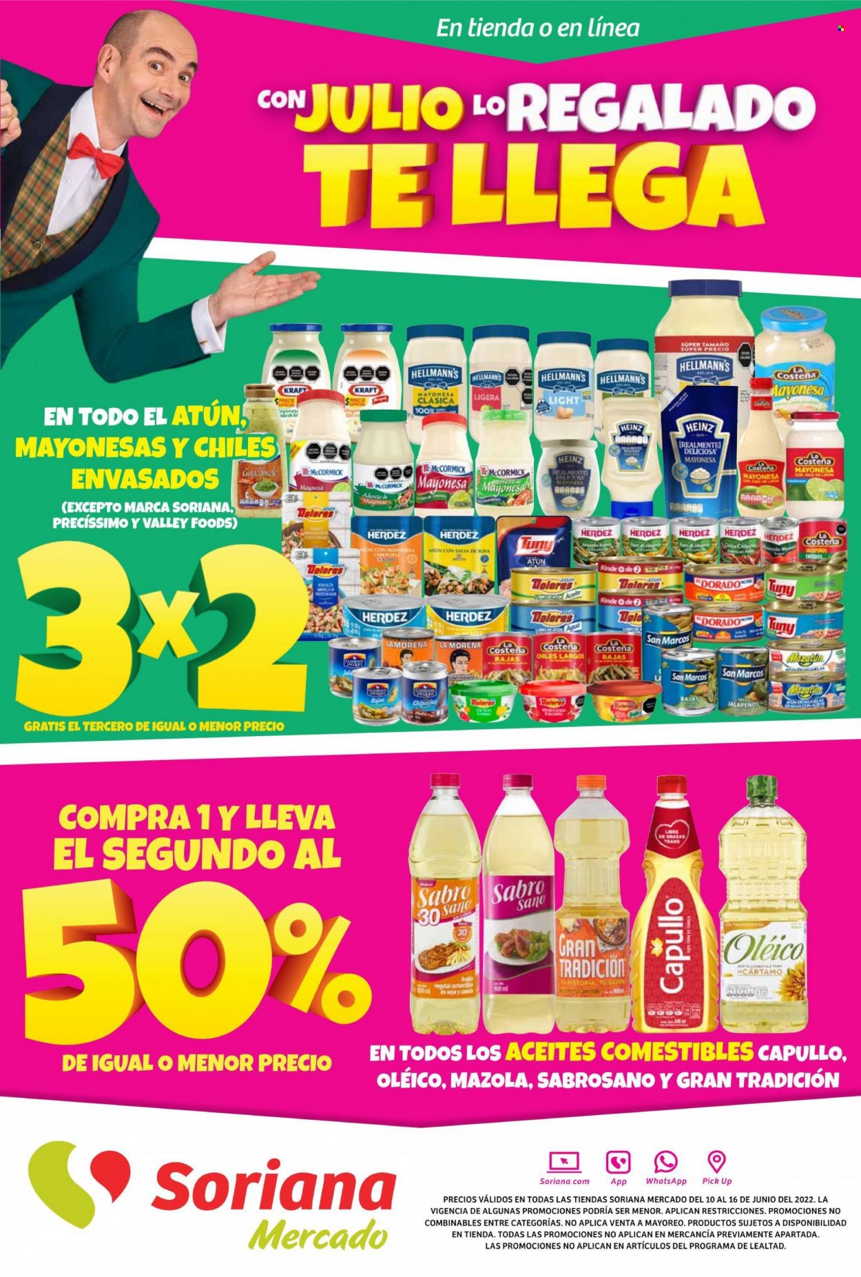 Catálogo Soriana Mercado - 10.6.2022 - 16.6.2022. Página 1