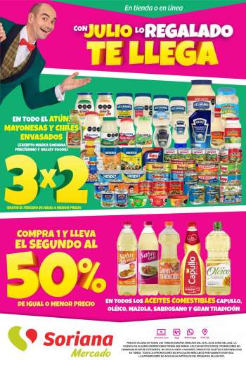Folleto actual Soriana Mercado - 10.6.2022 - 16.6.2022.