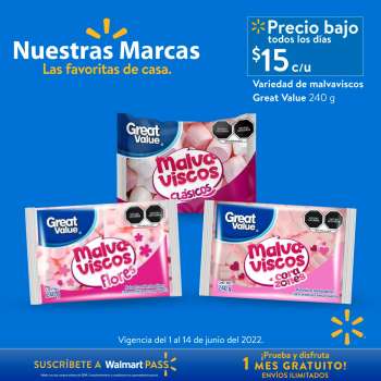 Folleto actual Walmart - 1.6.2022 - 14.6.2022.