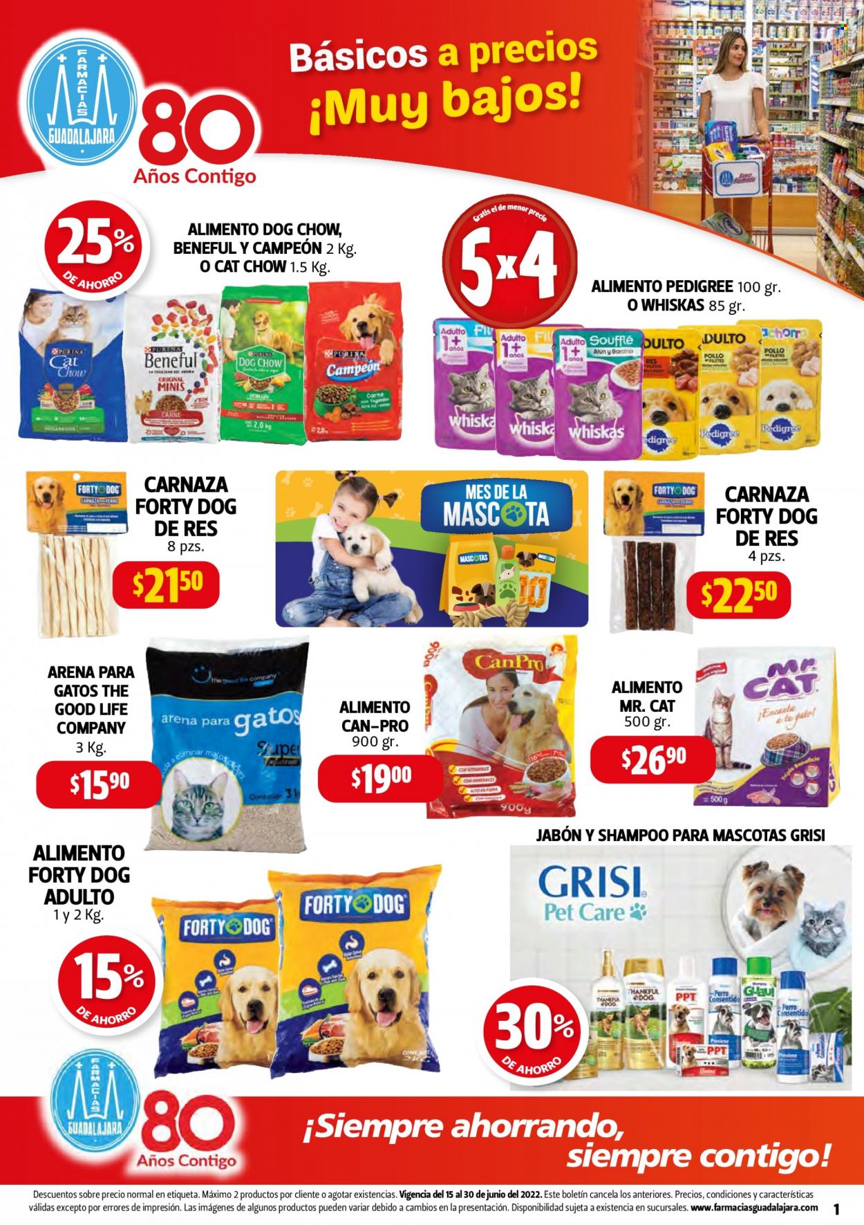 Catálogo Farmacias Guadalajara - 15.6.2022 - 30.6.2022. Página 1