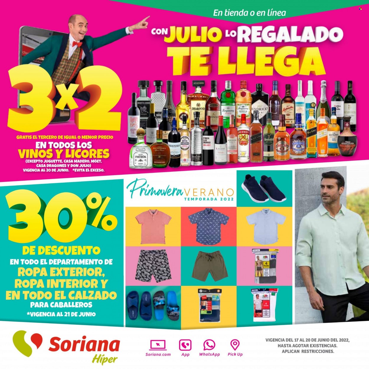 Catálogo Soriana Híper - 17.6.2022 - 20.6.2022. Página 1