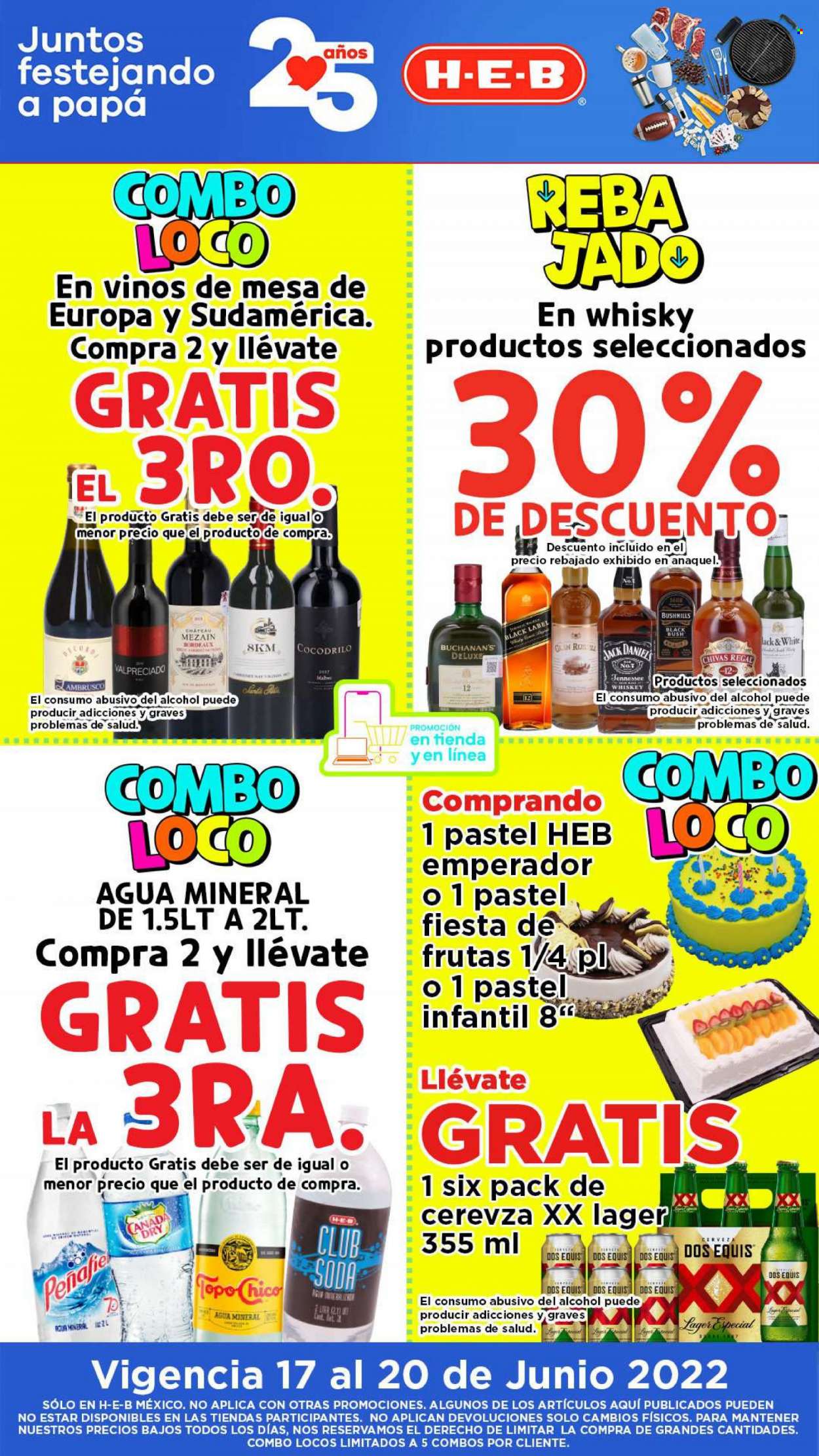 Catálogo H-E-B - 17.6.2022 - 20.6.2022. Página 1