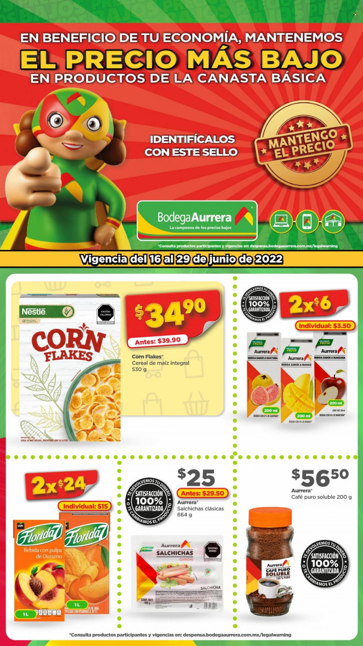 Catálogo Bodega Aurrerá - 16.6.2022 - 29.6.2022. Página 1