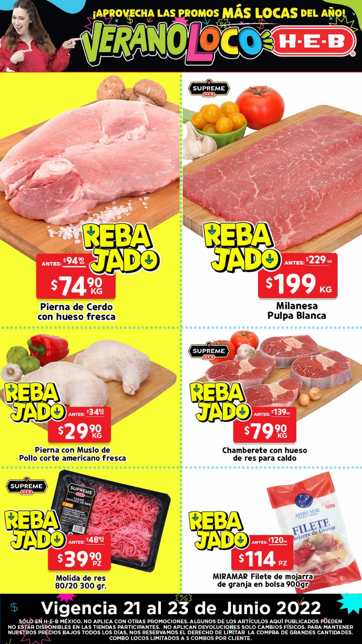 Catálogo H-E-B - 21.6.2022 - 23.6.2022. Página 1
