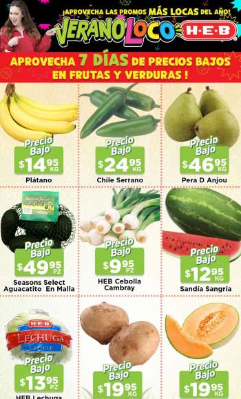 Folleto actual H-E-B - 21.6.2022 - 27.6.2022.