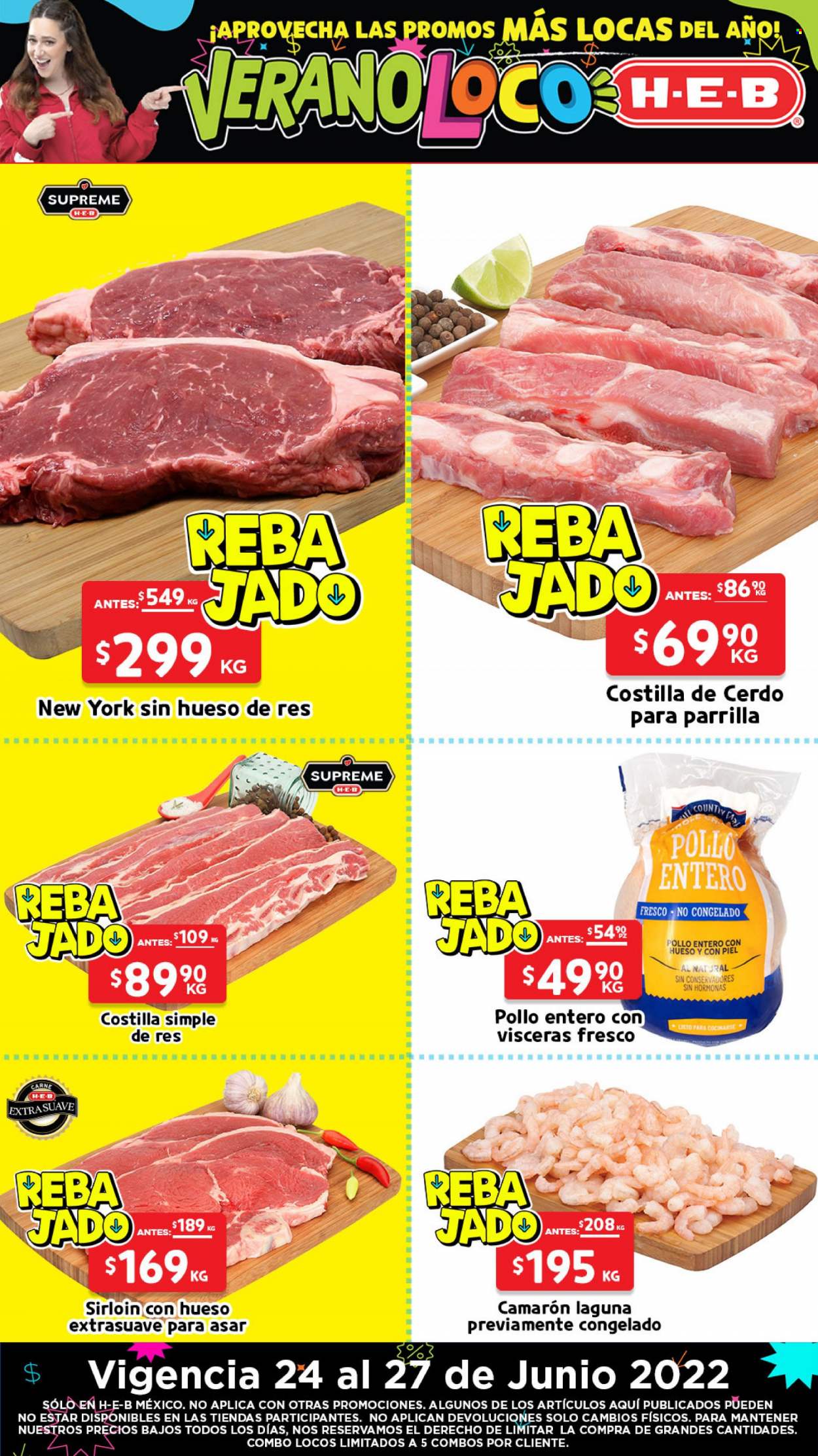 Catálogo H-E-B - 24.6.2022 - 27.6.2022. Página 1