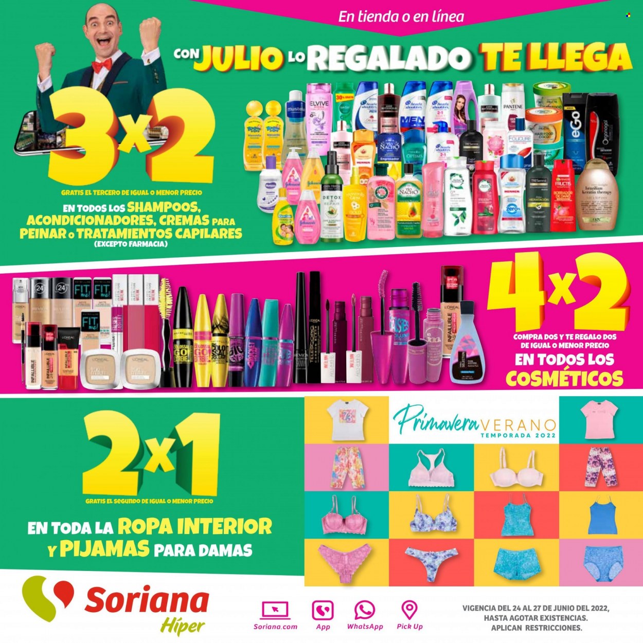 Catálogo Soriana Híper - 24.6.2022 - 27.6.2022. Página 1
