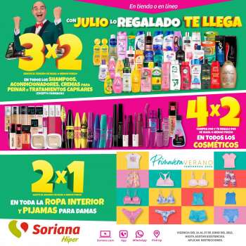 Folleto actual Soriana Híper - 24.6.2022 - 27.6.2022.
