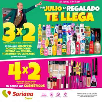 Folleto actual Soriana Súper - 24.6.2022 - 27.6.2022.