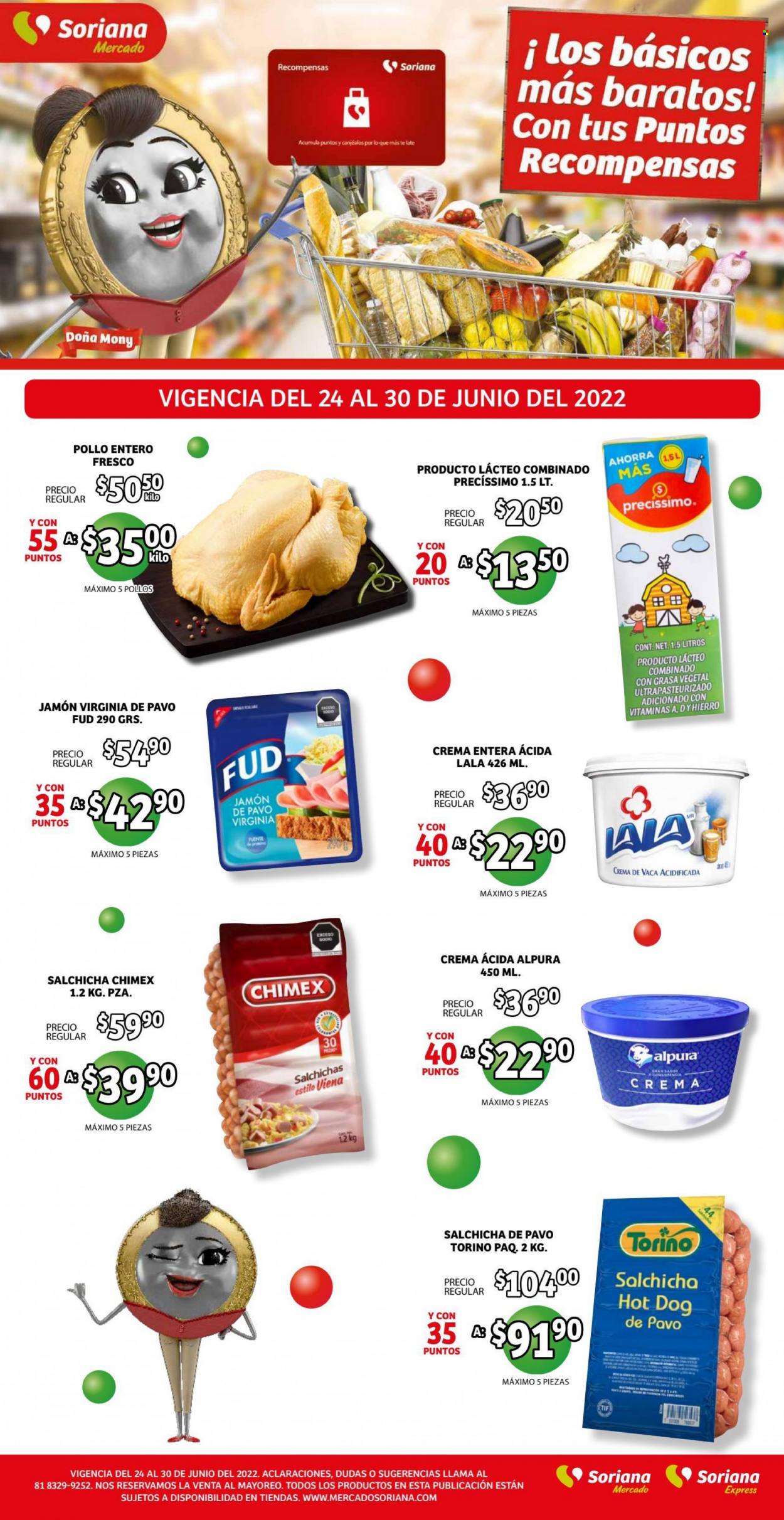 Catálogo Soriana - 24.6.2022 - 30.6.2022. Página 1