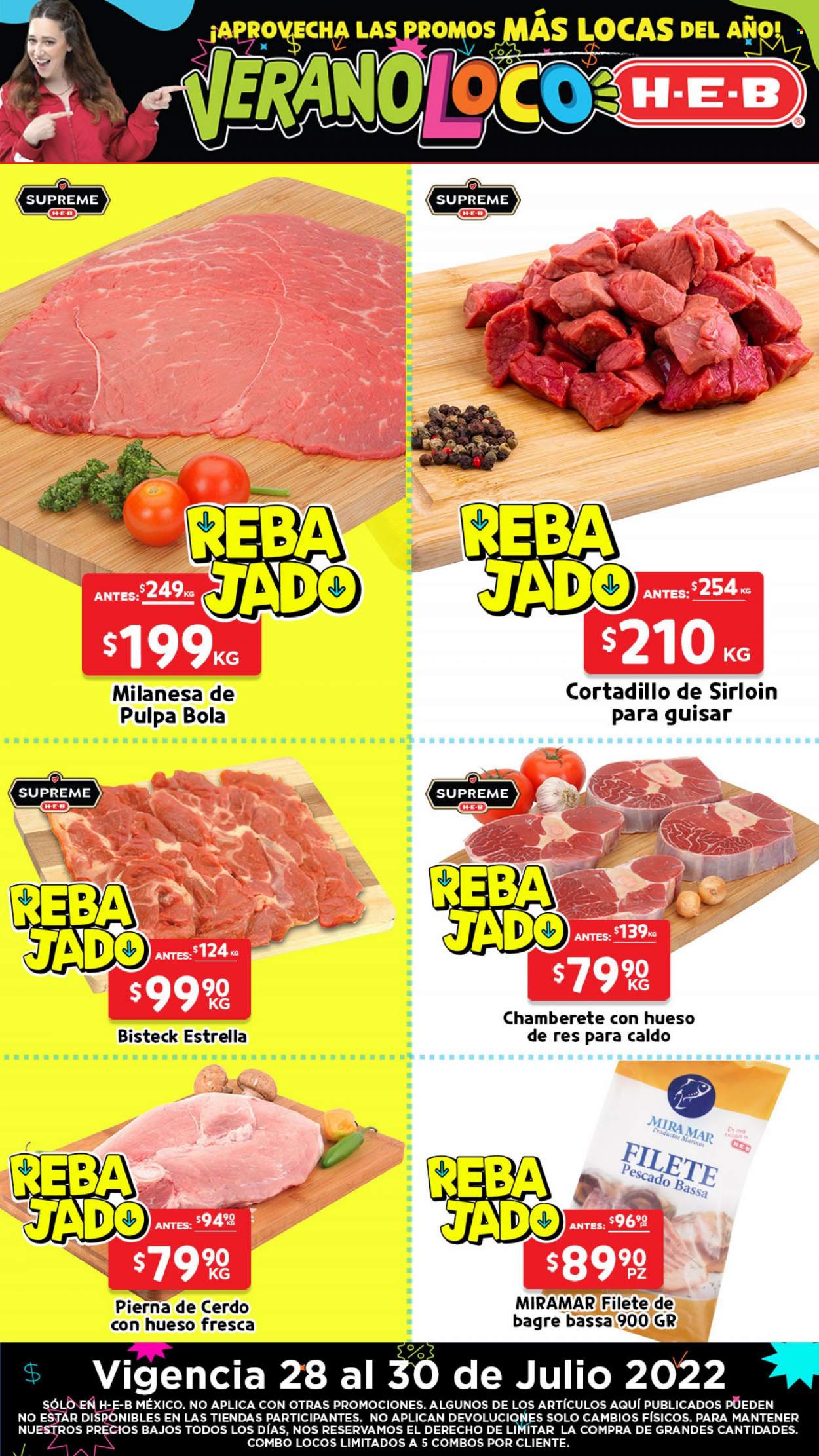 Catálogo H-E-B - 28.6.2022 - 30.6.2022. Página 1