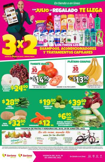 Folleto actual Soriana - 28.6.2022 - 30.6.2022.