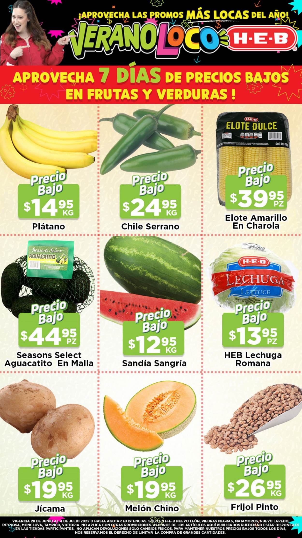 Catálogo H-E-B - 28.6.2022 - 4.7.2022. Página 1