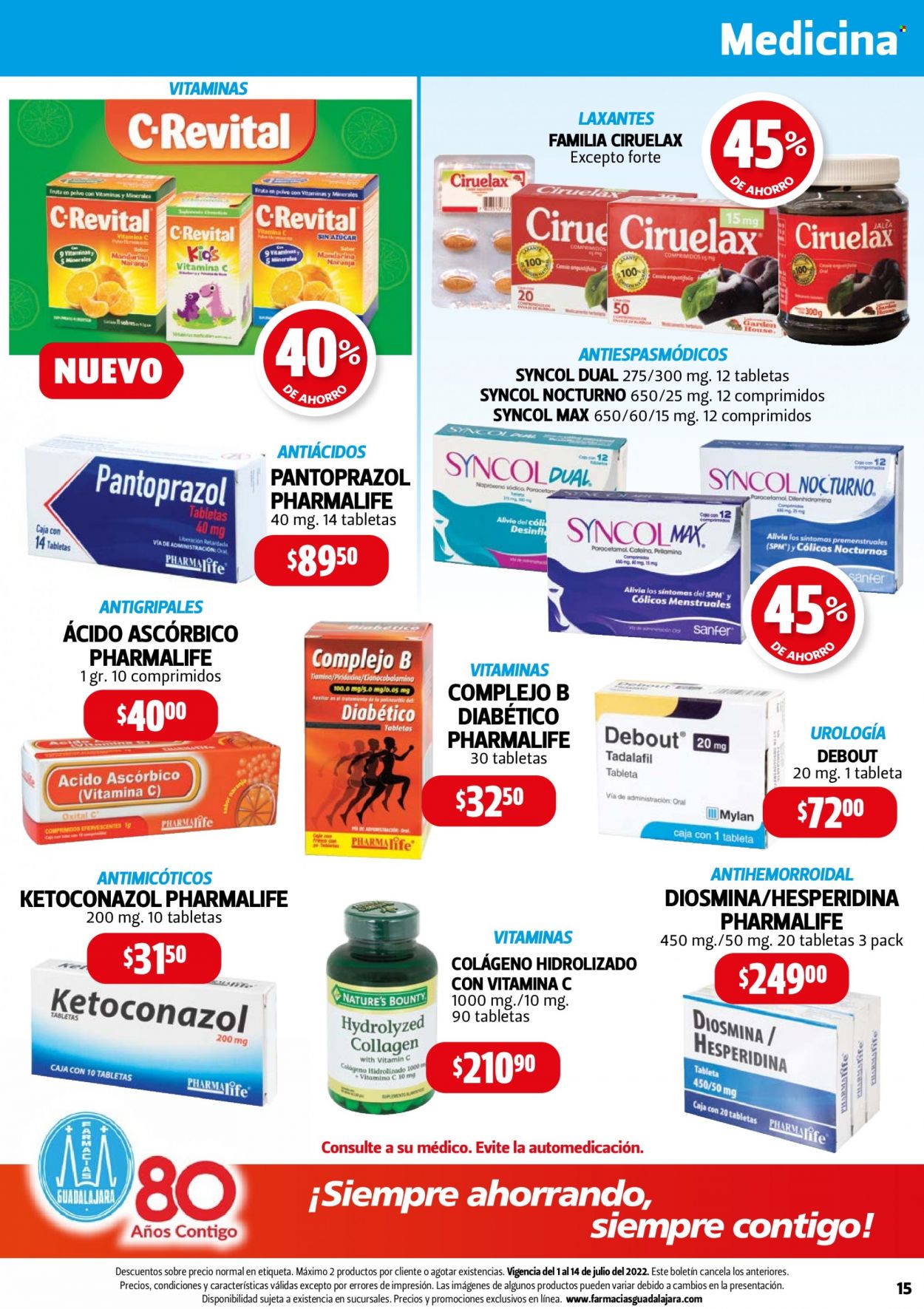 Catálogo Farmacias Guadalajara - 1.7.2022 - 14.7.2022. Página 15