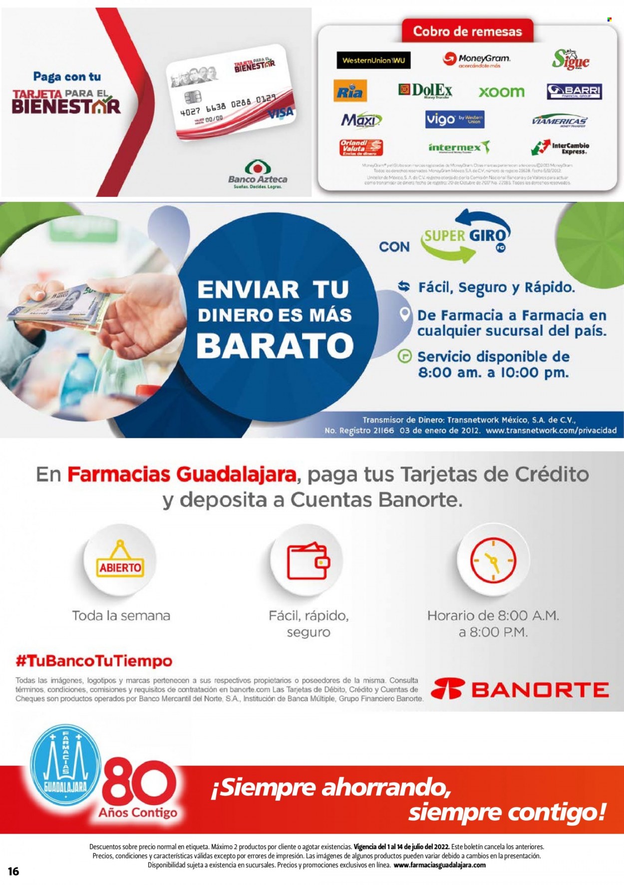 Catálogo Farmacias Guadalajara - 1.7.2022 - 14.7.2022. Página 16