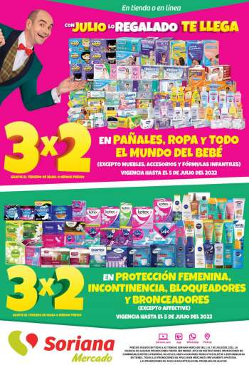 Folleto actual Soriana Mercado - 1.7.2022 - 7.7.2022.