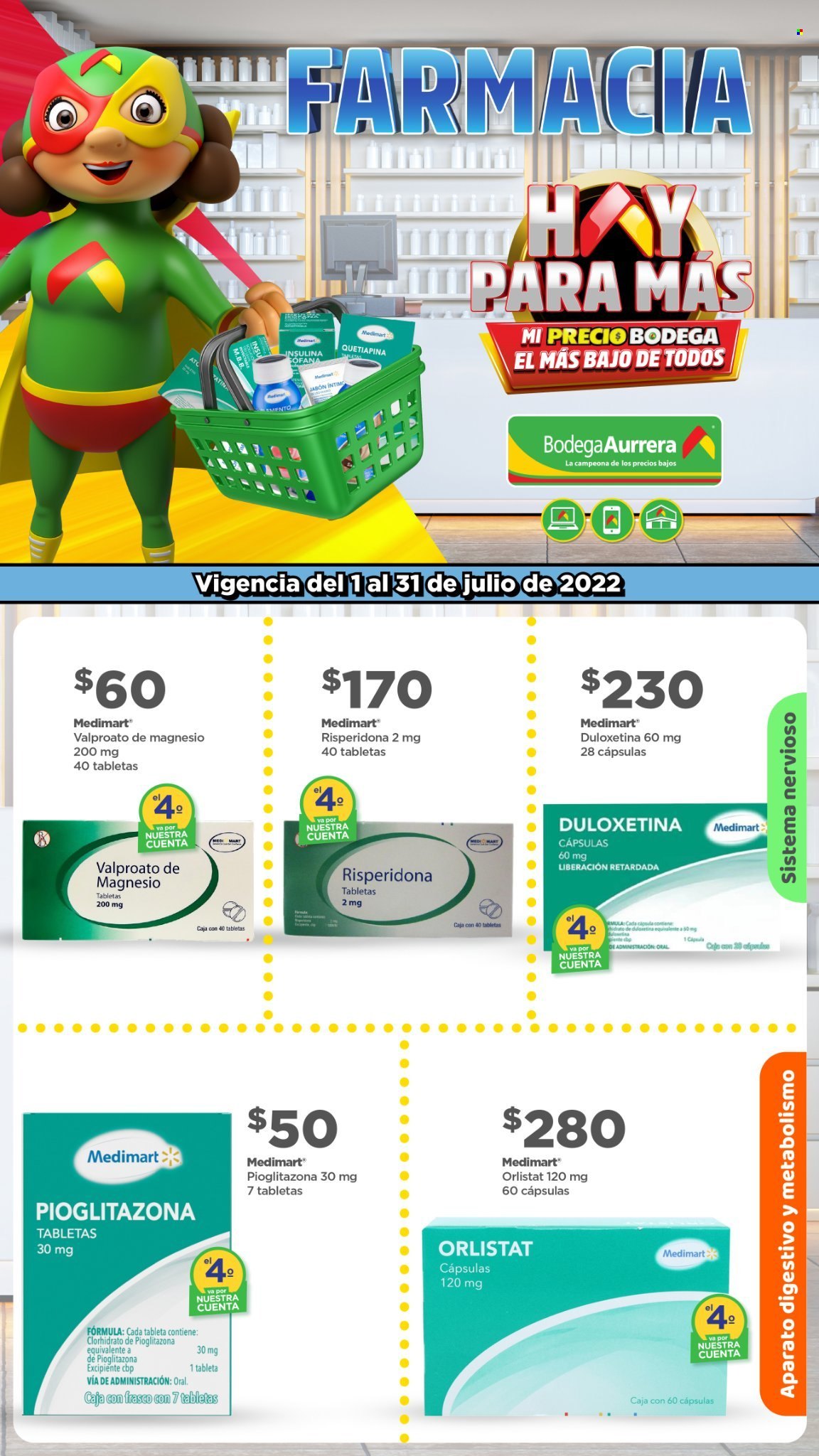 Catálogo Bodega Aurrerá - 1.7.2022 - 31.7.2022. Página 1