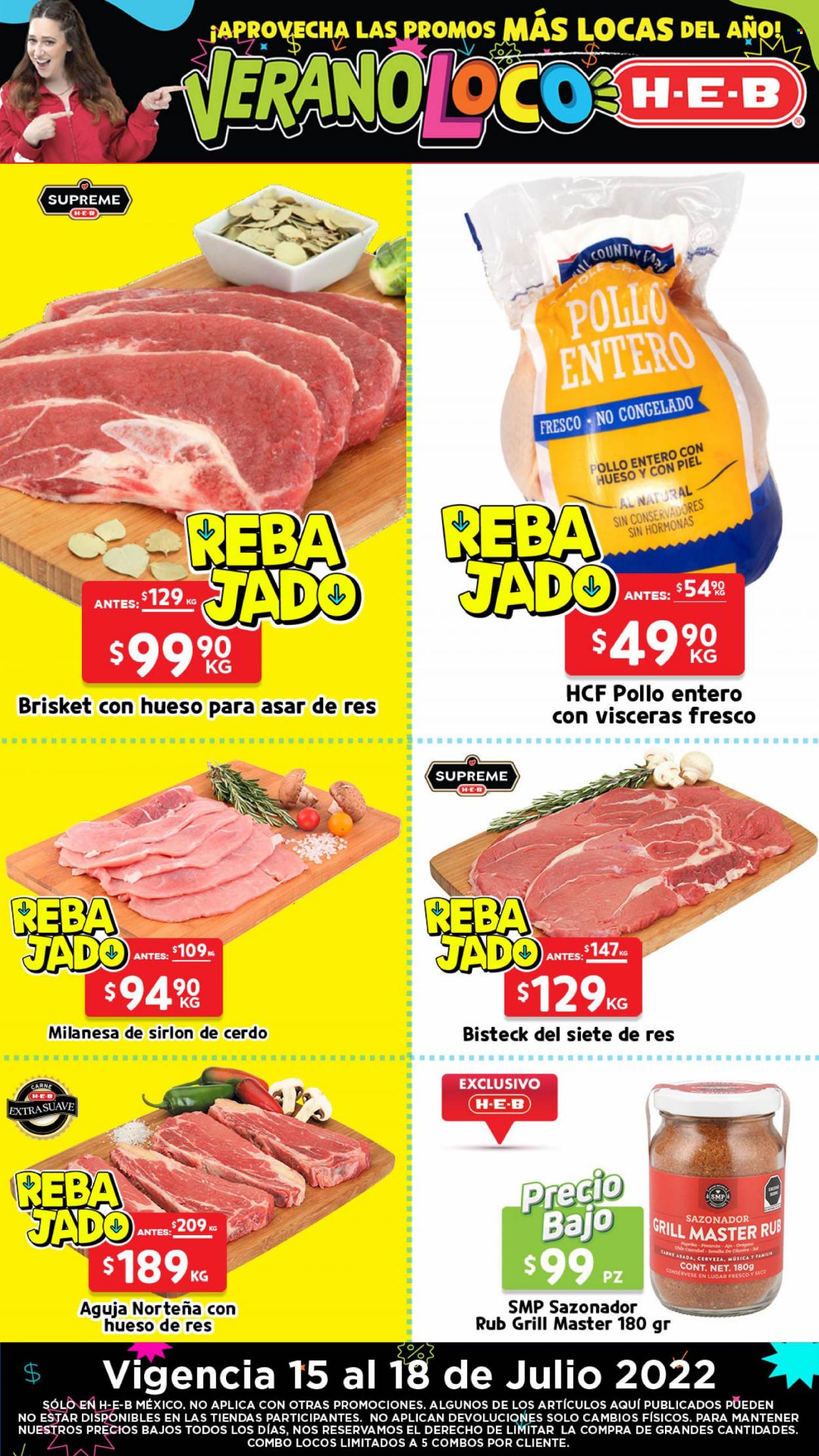 Catálogo H-E-B - 15.7.2022 - 18.7.2022. Página 1