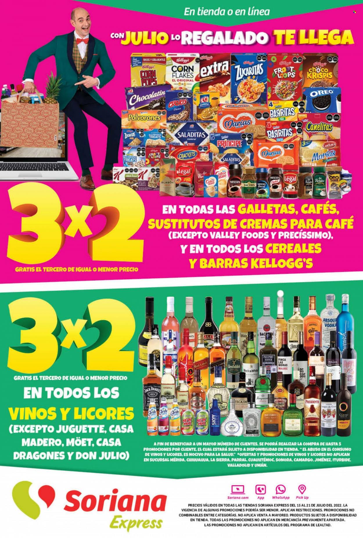 Catálogo Soriana Express - 15.7.2022 - 21.7.2022. Página 1