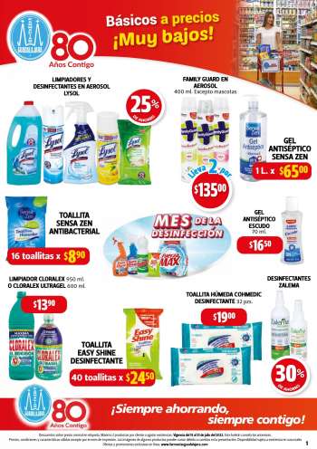 Folleto actual Farmacias Guadalajara - 15.7.2022 - 31.7.2022.