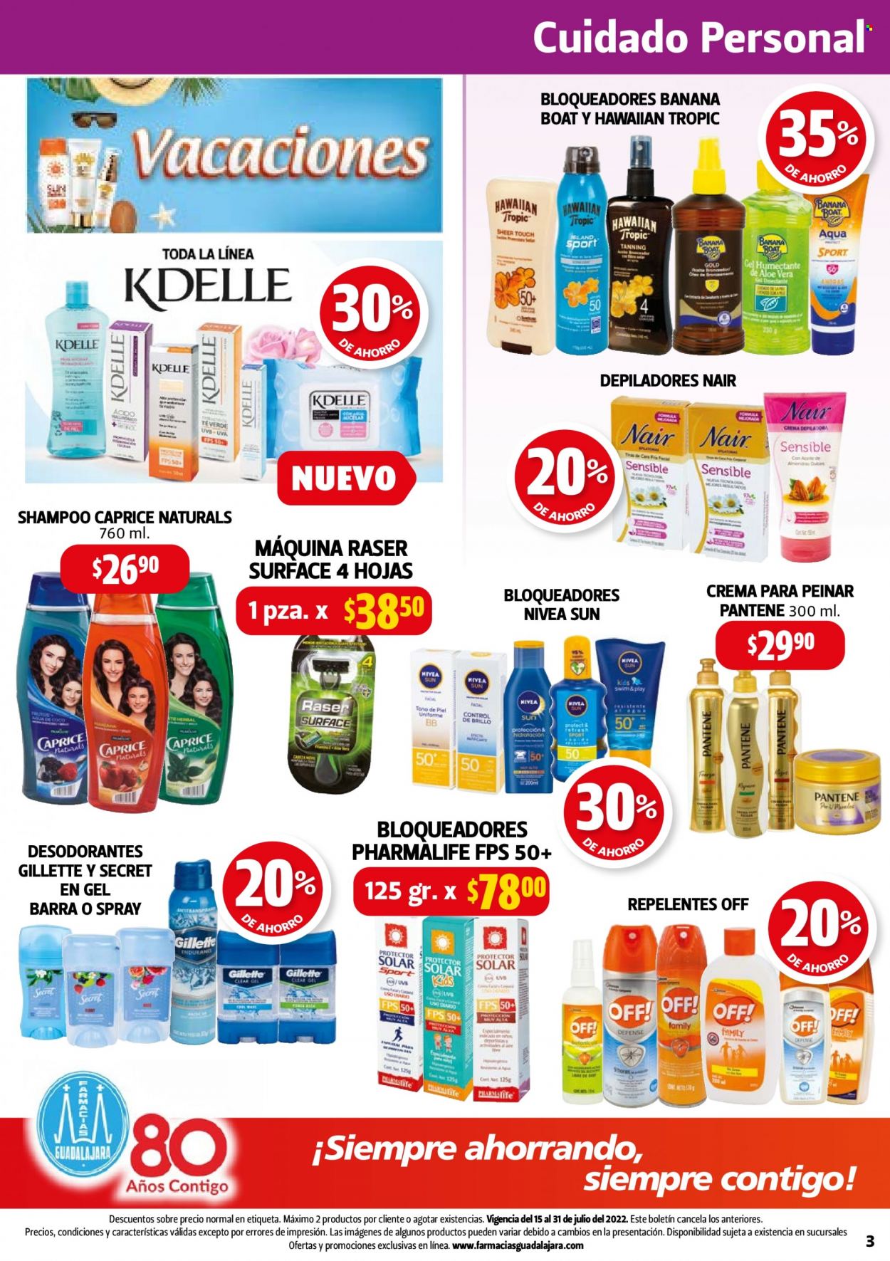 Catálogo Farmacias Guadalajara - 15.7.2022 - 31.7.2022. Página 3
