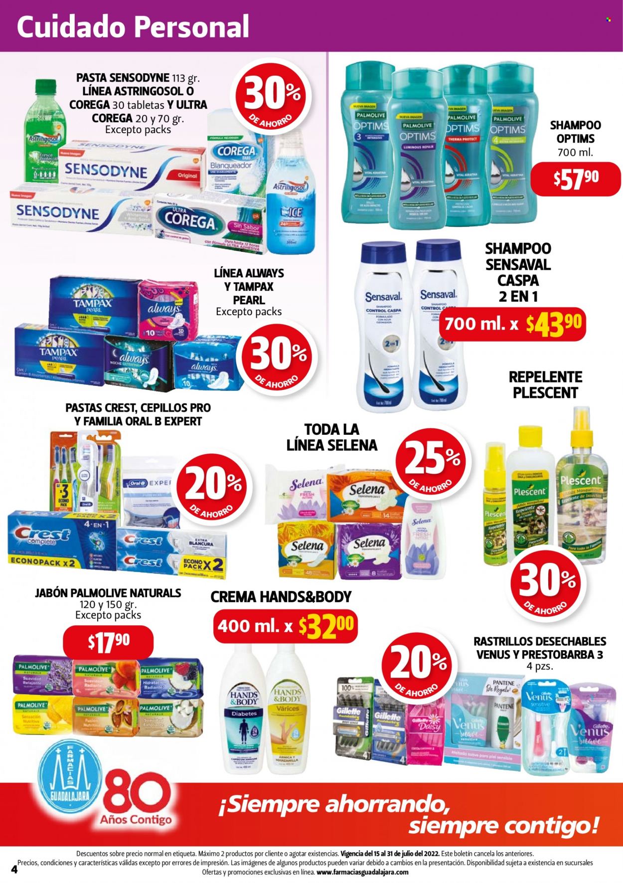 Catálogo Farmacias Guadalajara - 15.7.2022 - 31.7.2022. Página 4