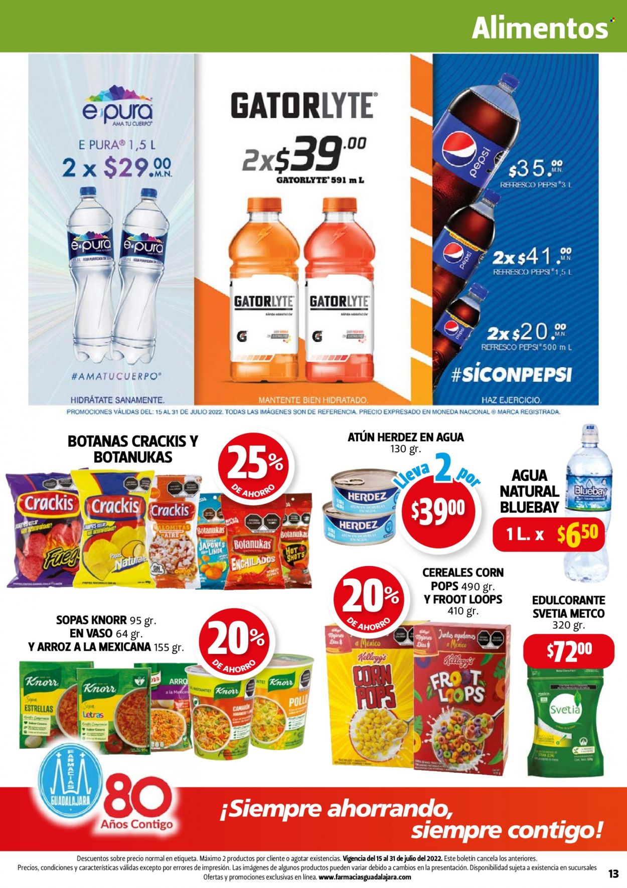 Catálogo Farmacias Guadalajara - 15.7.2022 - 31.7.2022. Página 13