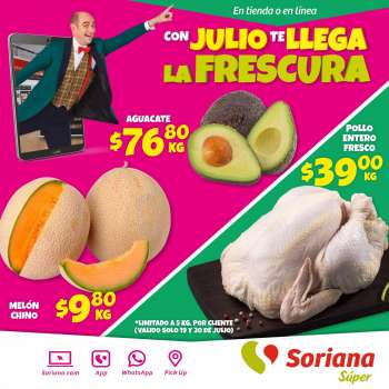 Folleto actual Soriana Súper - 19.7.2022 - 21.7.2022.