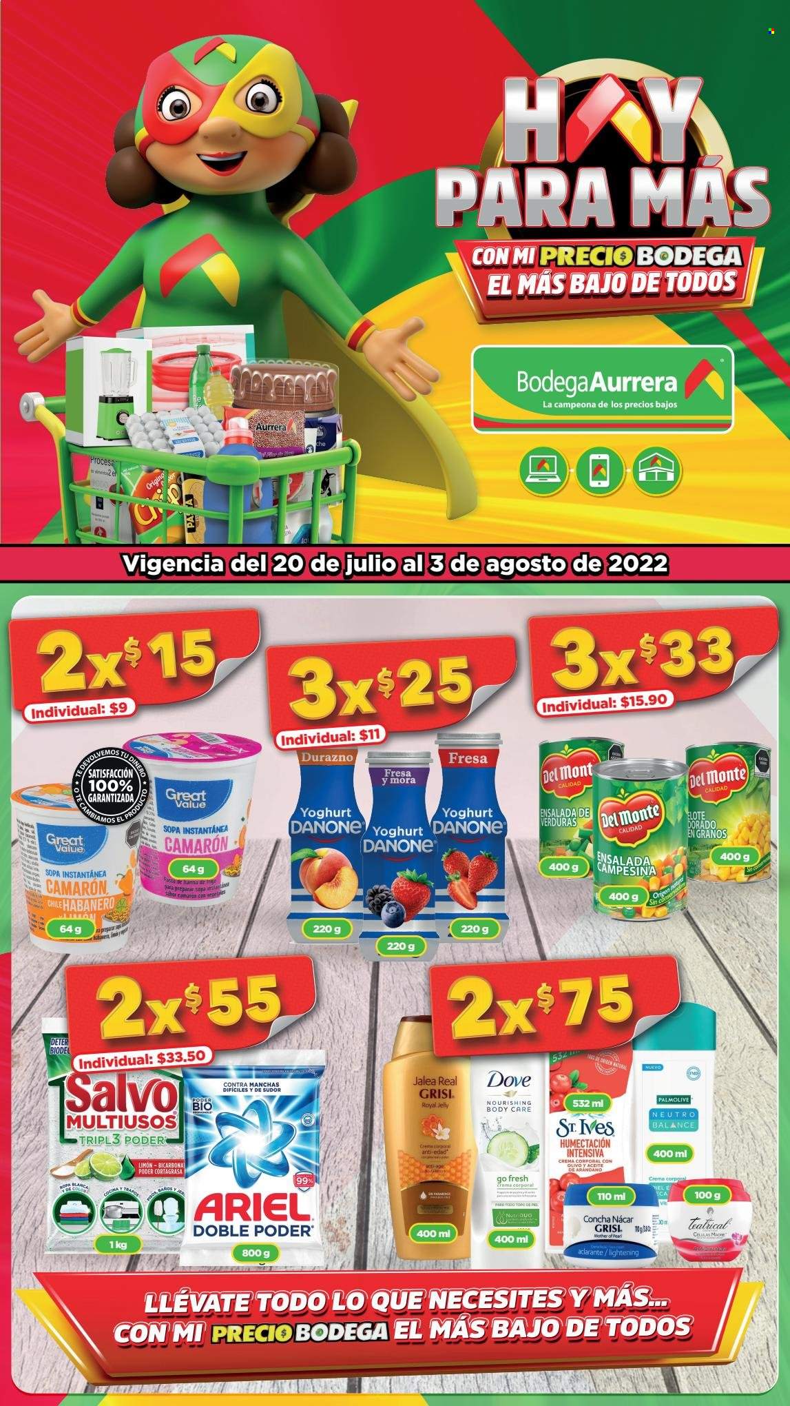 Catálogo Bodega Aurrerá - 20.7.2022 - 3.8.2022. Página 1