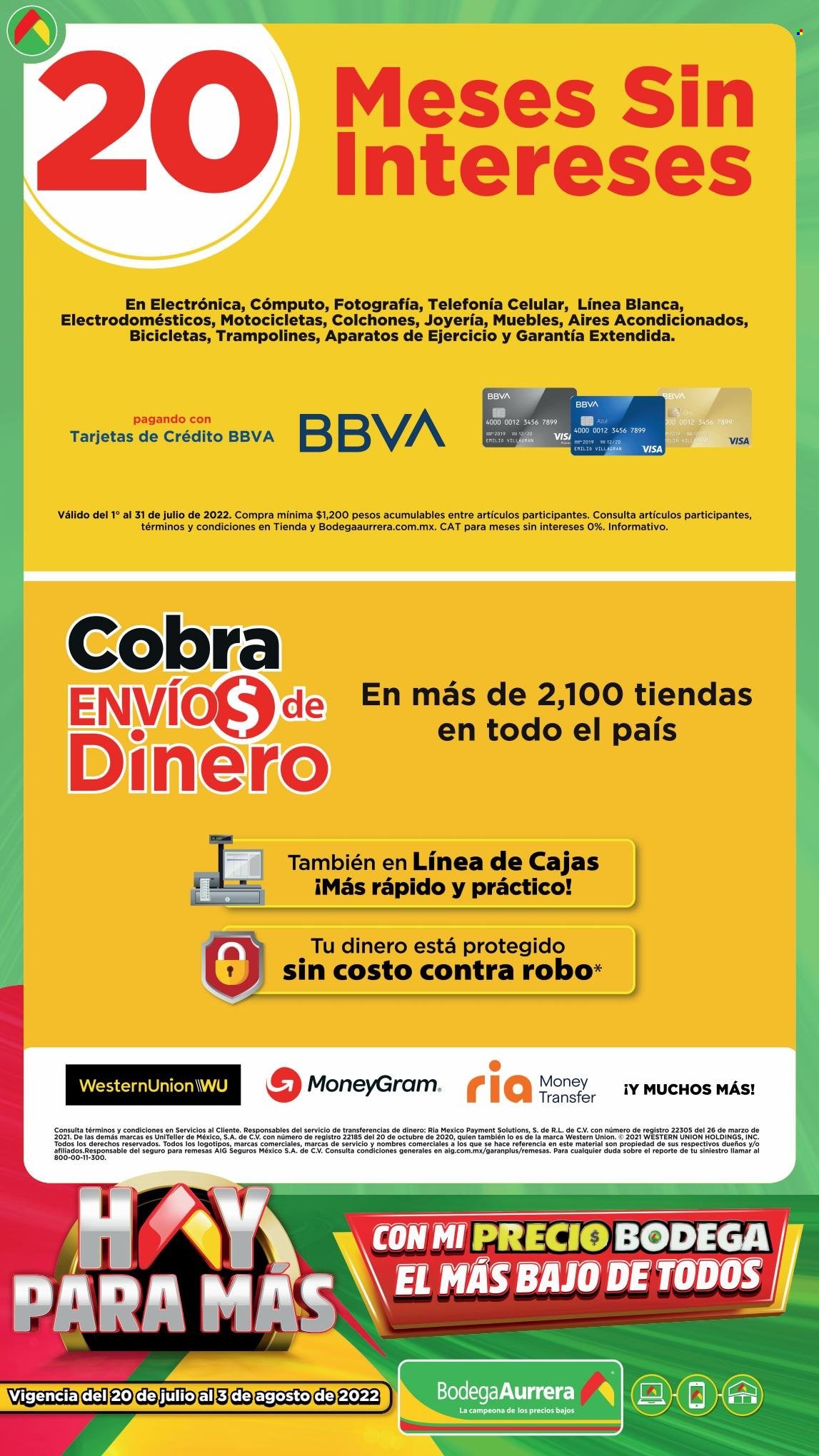 Catálogo Bodega Aurrerá - 20.7.2022 - 3.8.2022. Página 6