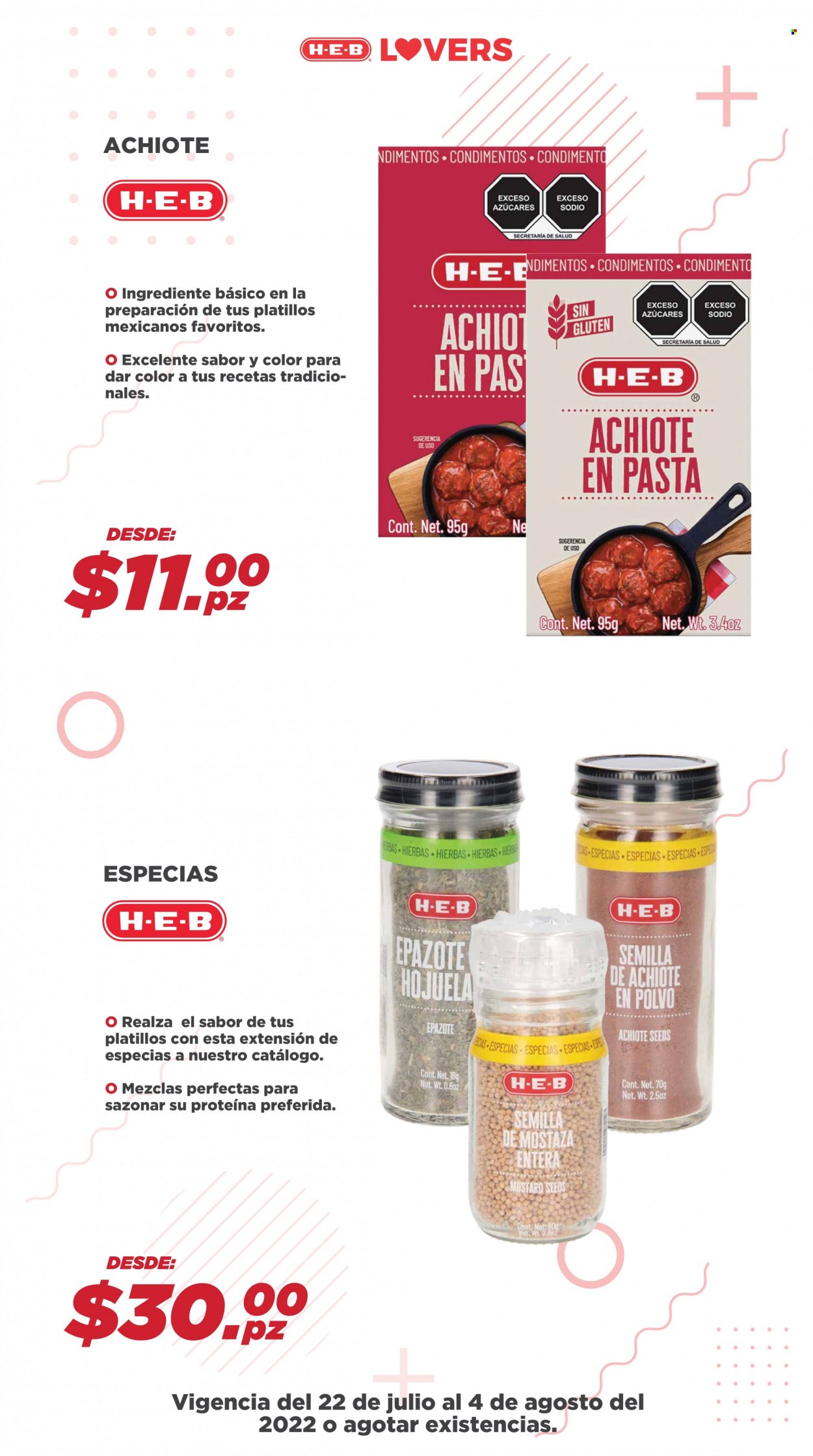 Catálogo H-E-B - 22.7.2022 - 4.8.2022. Página 5