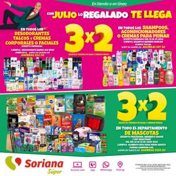 Folleto actual Soriana Súper - 22.7.2022 - 28.7.2022.