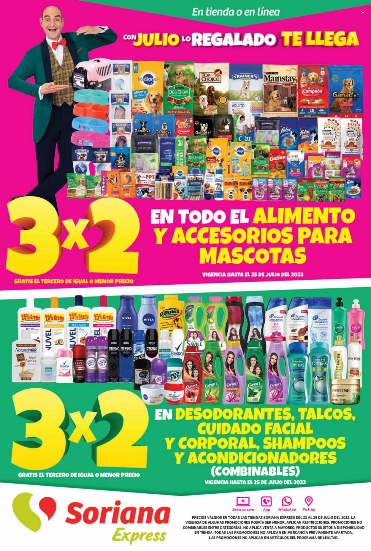 Catálogo Soriana Express - 22.7.2022 - 28.7.2022. Página 1