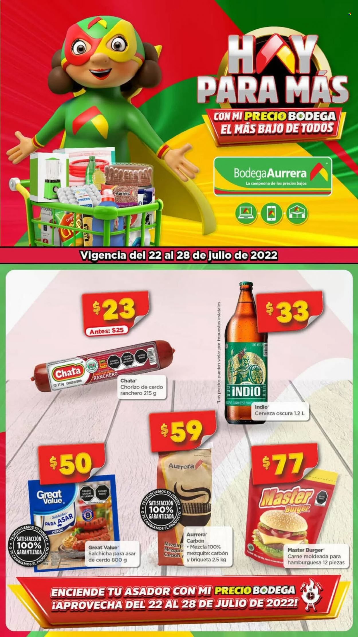 Catálogo Bodega Aurrerá - 22.7.2022 - 28.7.2022. Página 1