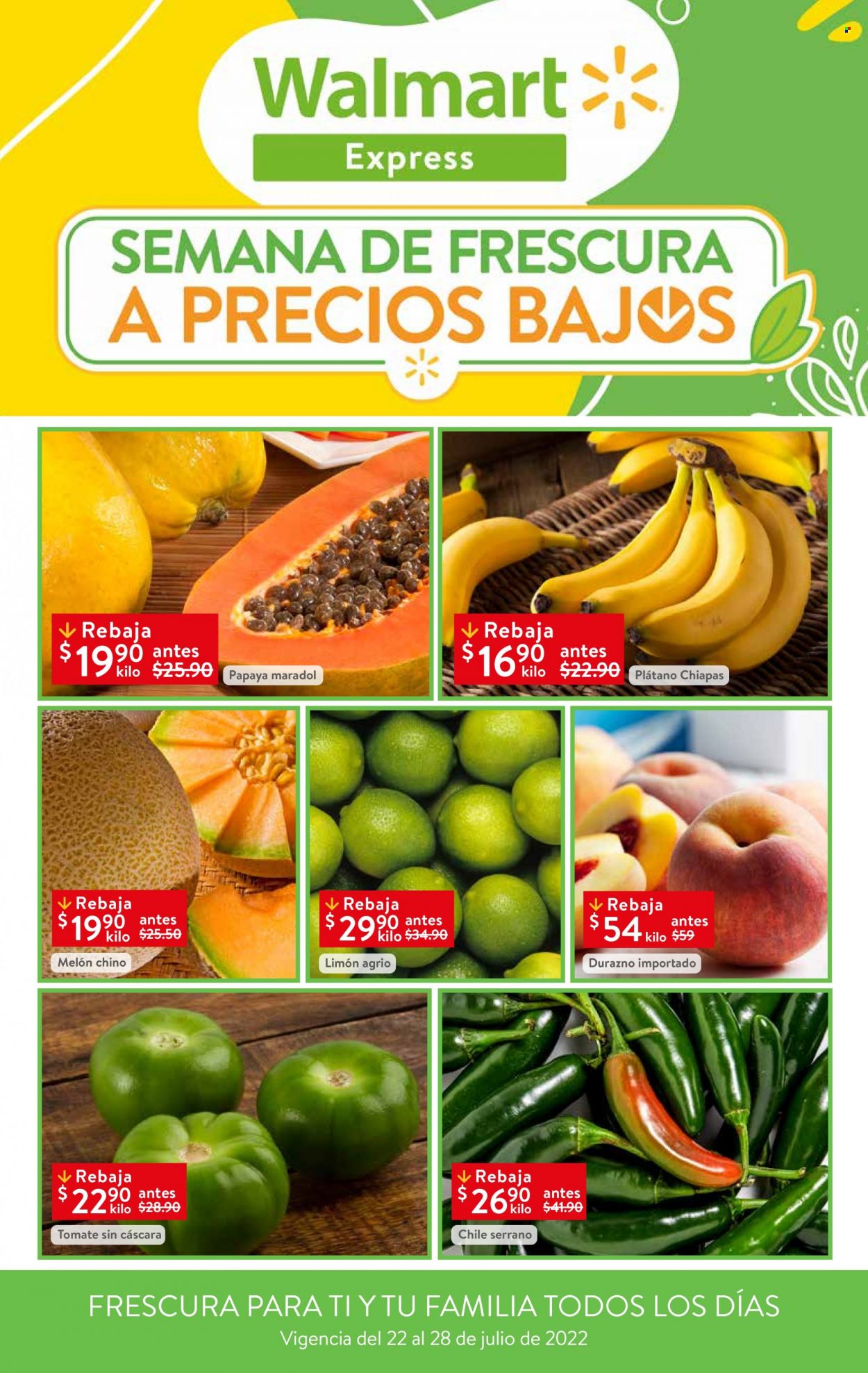 Catálogo Walmart Express - 22.7.2022 - 28.7.2022. Página 1