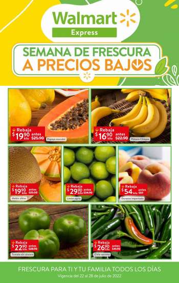 Folleto actual Walmart Express - 22.7.2022 - 28.7.2022.