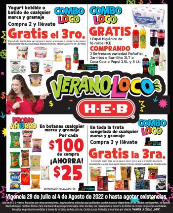 Folleto actual H-E-B - 29.7.2022 - 4.8.2022.