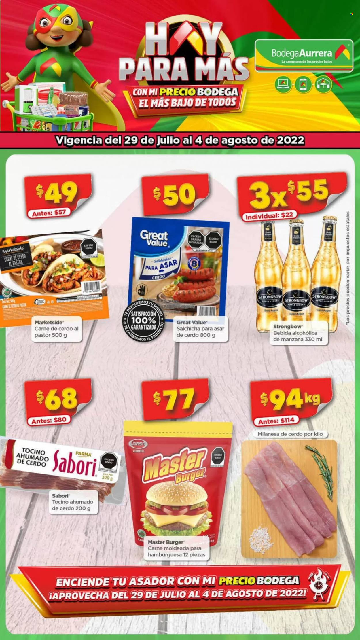 Catálogo Bodega Aurrerá - 29.7.2022 - 4.8.2022. Página 1