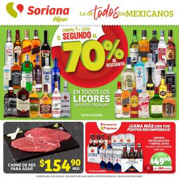 Folleto actual Soriana Híper - 29.7.2022 - 1.8.2022.