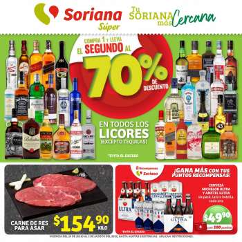 Folleto actual Soriana Súper - 29.7.2022 - 1.8.2022.
