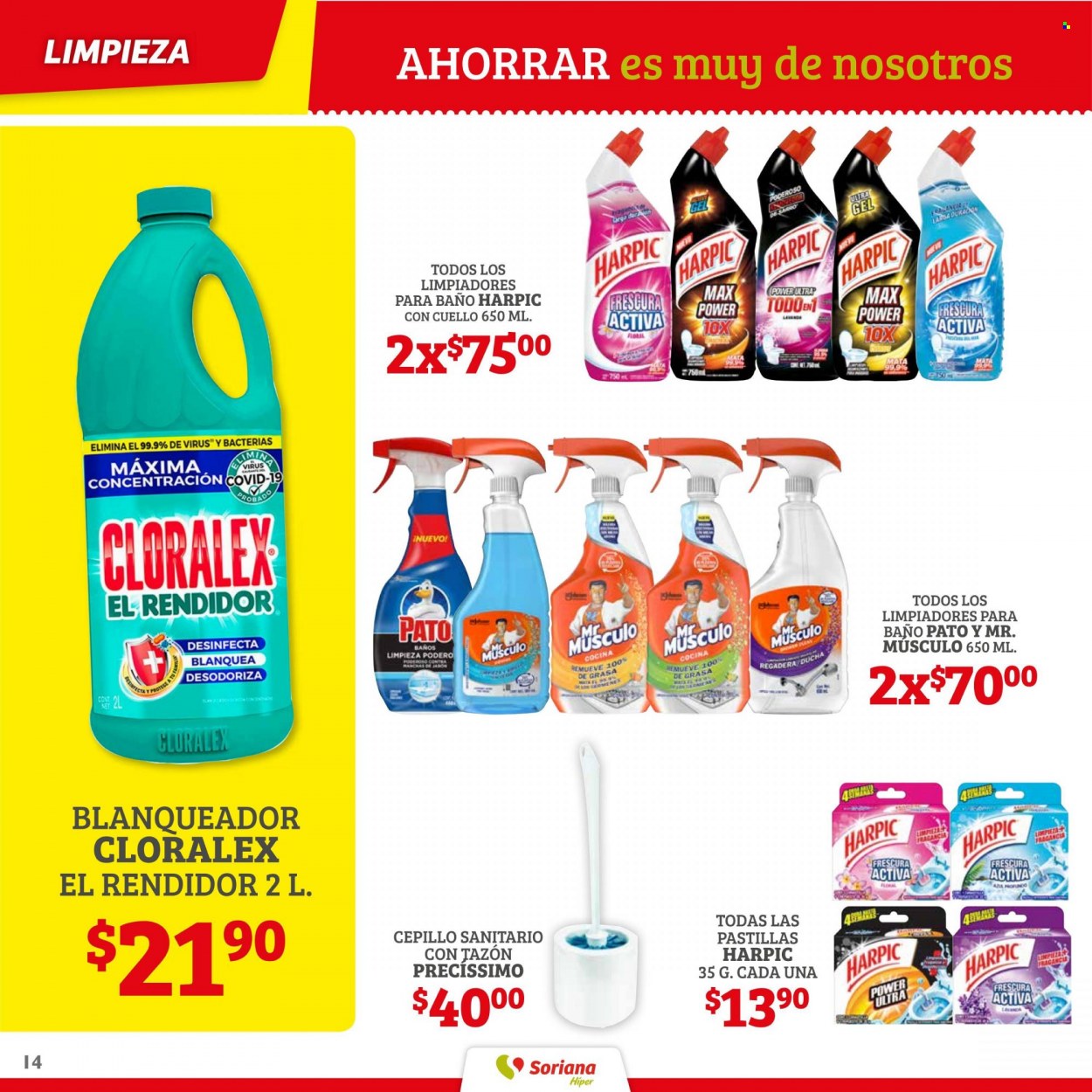 Catálogo Soriana Híper - 29.7.2022 - 14.8.2022. Página 14