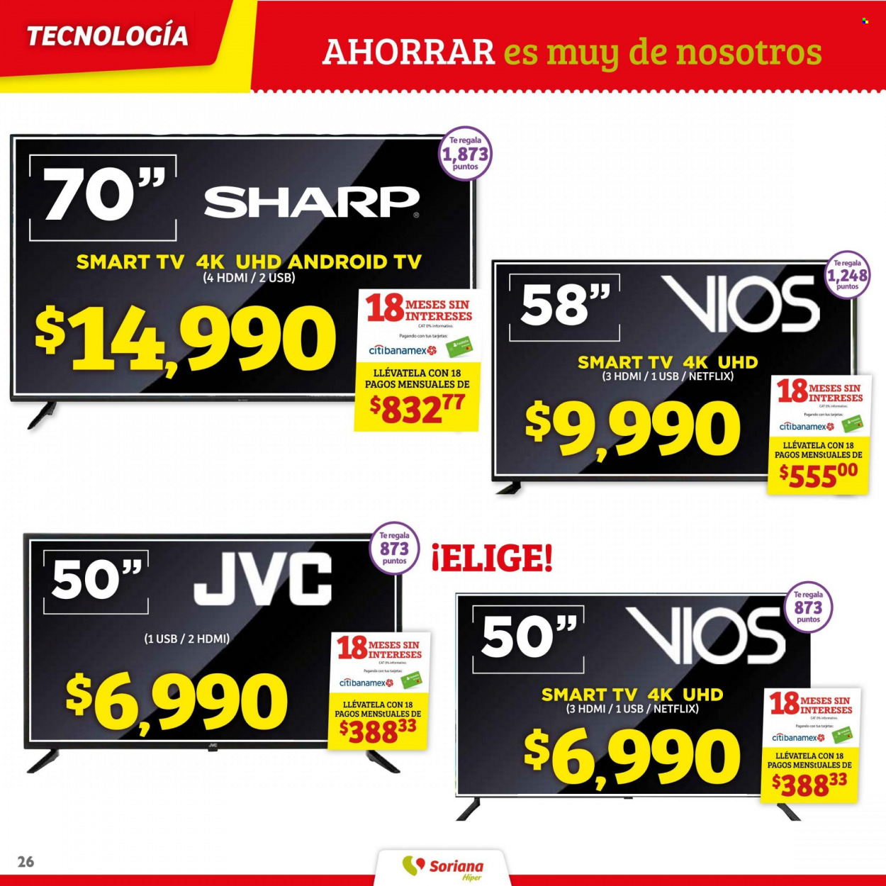 Catálogo Soriana Híper - 29.7.2022 - 14.8.2022. Página 26