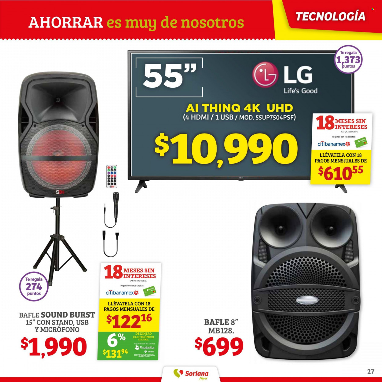 Catálogo Soriana Híper - 29.7.2022 - 14.8.2022. Página 27