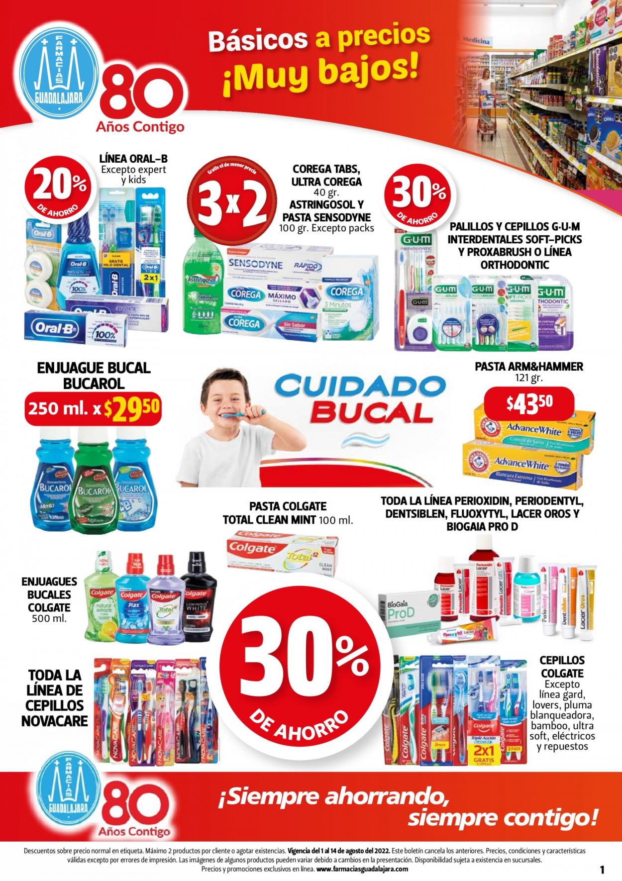 Catálogo Farmacias Guadalajara - 1.8.2022 - 14.8.2022. Página 1