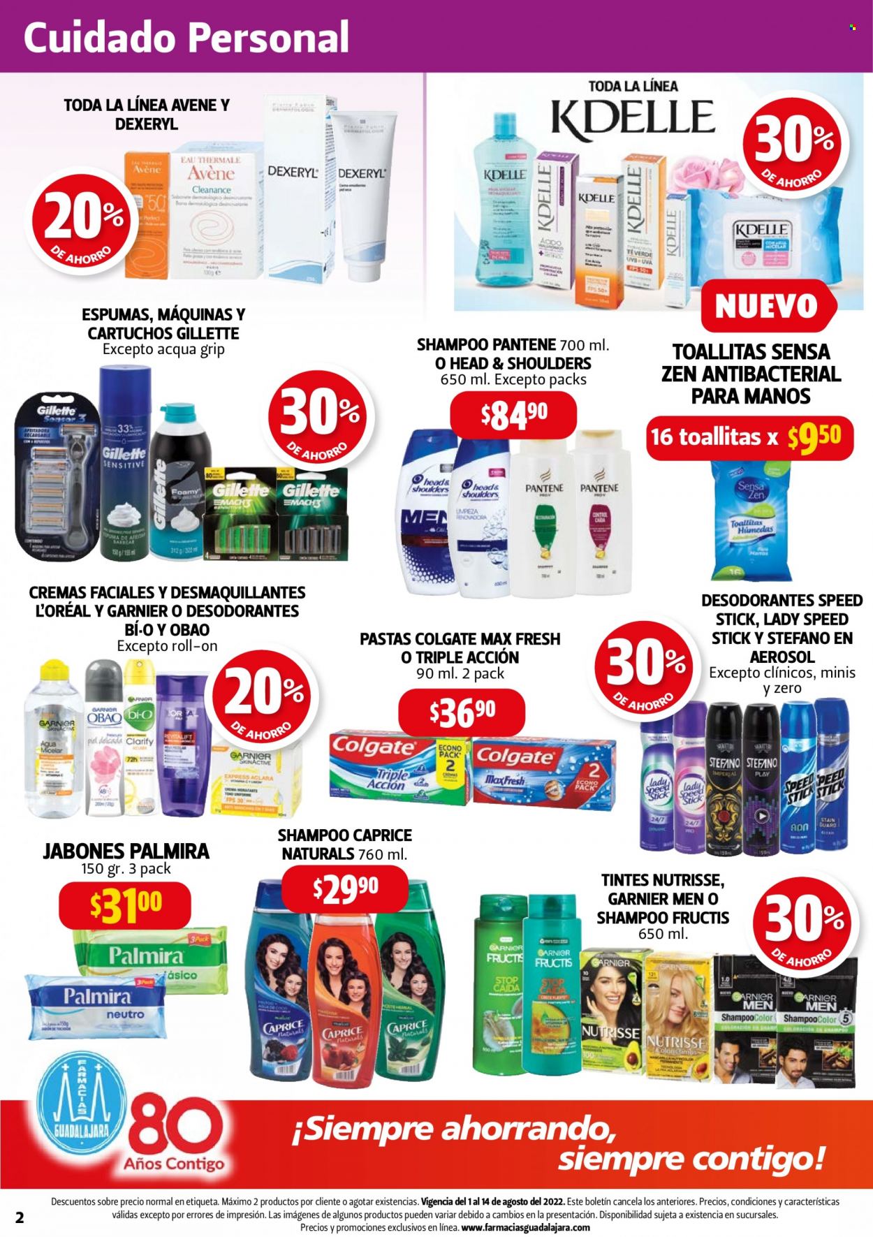 Catálogo Farmacias Guadalajara - 1.8.2022 - 14.8.2022. Página 2