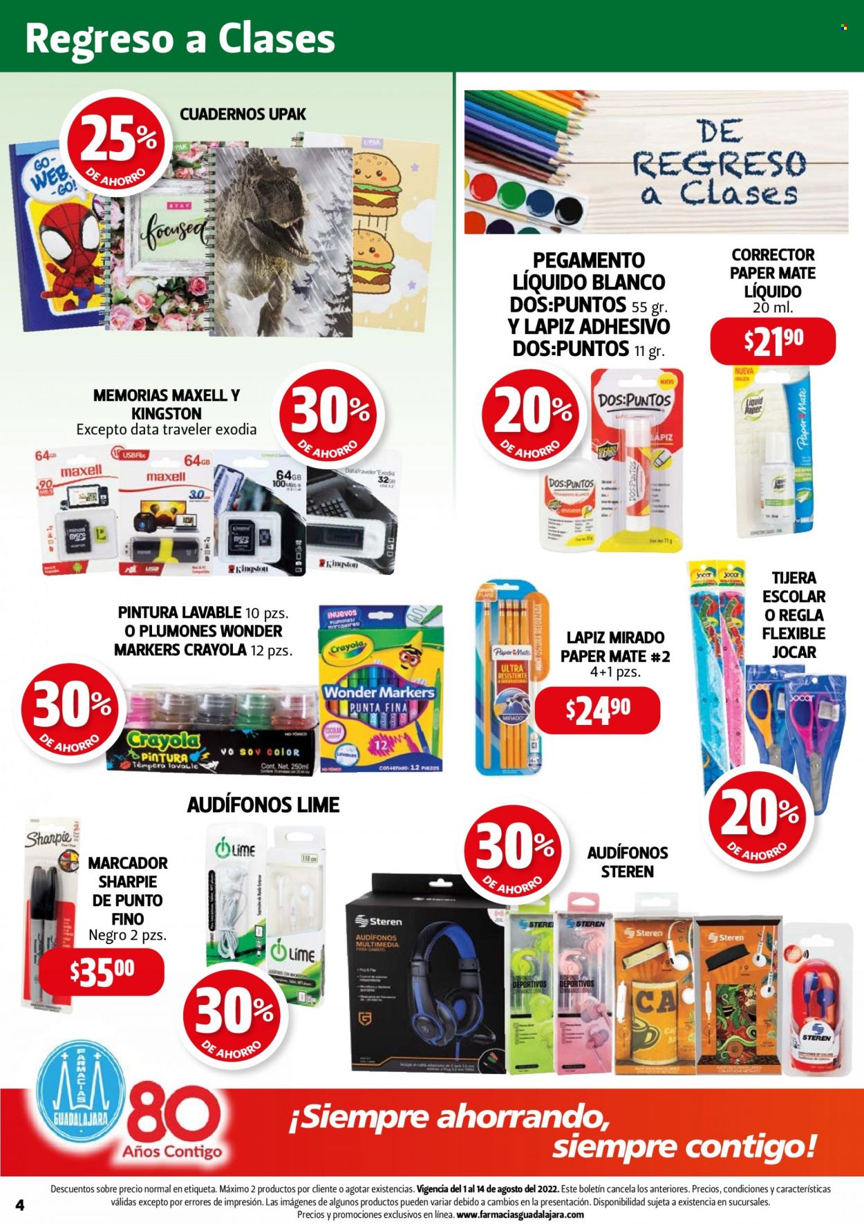 Catálogo Farmacias Guadalajara - 1.8.2022 - 14.8.2022. Página 4