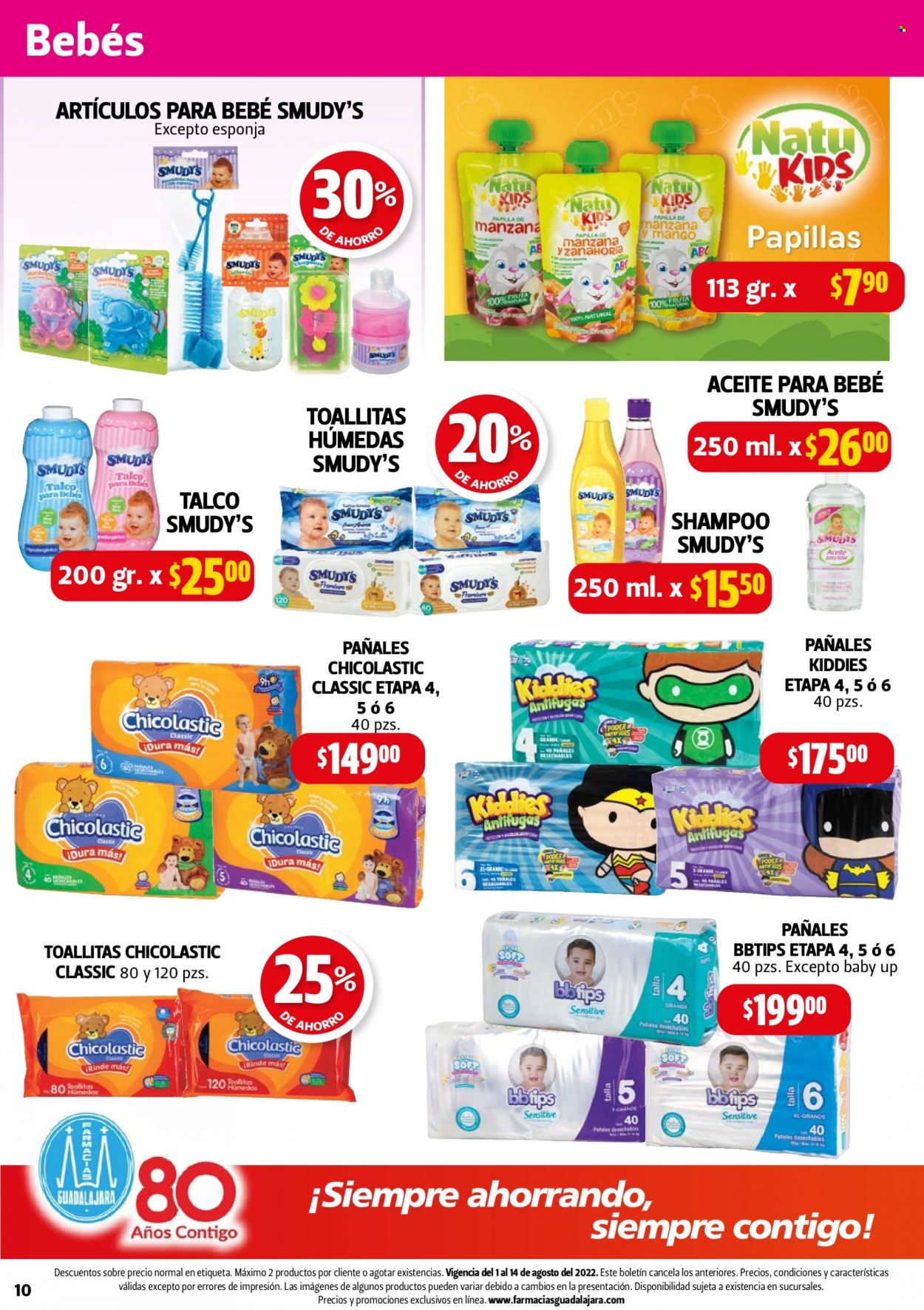 Catálogo Farmacias Guadalajara - 1.8.2022 - 14.8.2022. Página 10