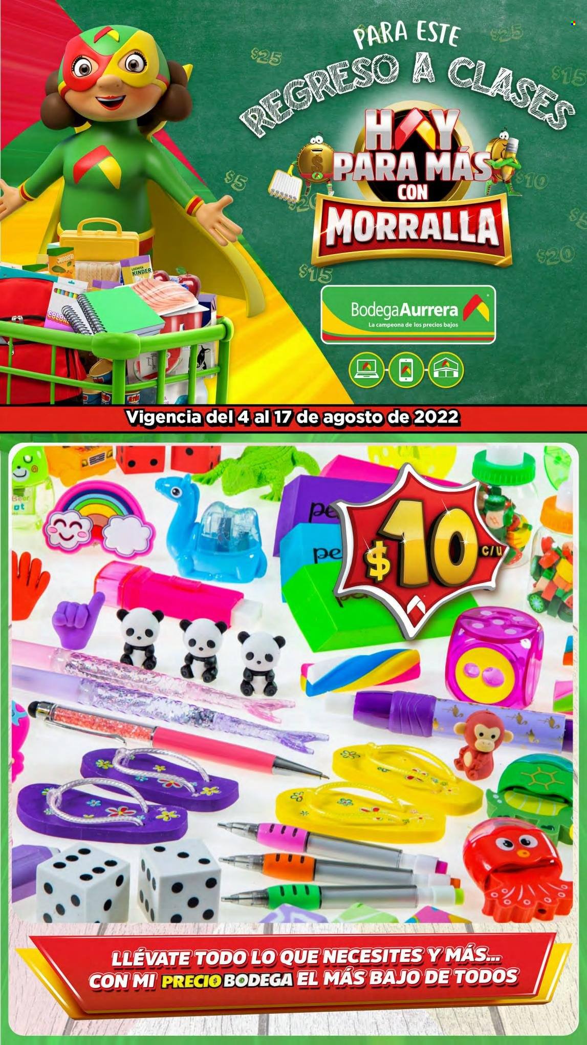 Catálogo Bodega Aurrerá - 4.8.2022 - 17.8.2022. Página 1